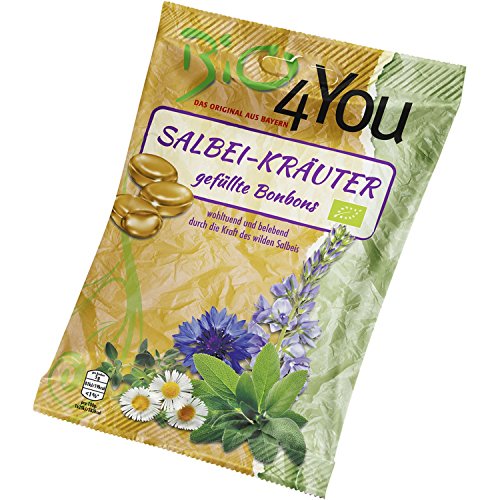 Bio4you Salbei-Kräuter-Bonbons (75 g) - Bio von Wiedenbauer