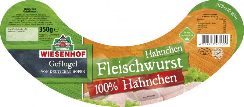 Wiesenhof Hähnchen-Fleischwurst von Wiesenhof