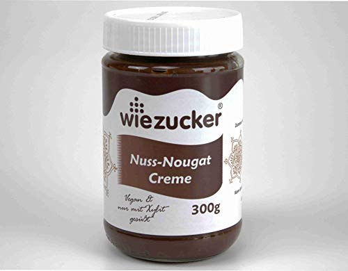 Wiezucker Nuss-Nougat-Creme mit Xylit-Schokolade, 33% Haselnuss (300g) von Wiezucker