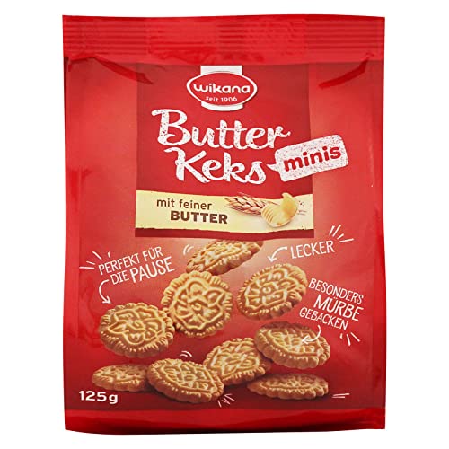 Wikana Butterkeks Minis 125 g Butterplätzchen Kekse von Wikana
