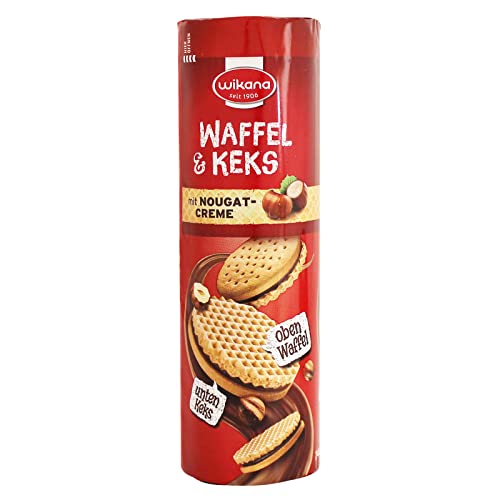 Wikana Waffel & Keks mit Nougatcreme 240 g von Wikana