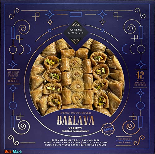 Authentisches Walnuss-Baklava in einer Schachtel. Handgefertigt. Gewicht 822 Gr. Sortiment mit 42 Häppchen. mit nativem Olivenöl extra und ohne Palmöl. Authentisches Walnuss-Baklava in einer Schachtel. Handgefertigt. Gewicht 822 Gr. Sortiment mit 42 Häppchen. mit nativem Olivenöl extra und ohne Palmöl. von WikiMark