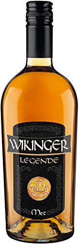 Original Wikinger Met Legende | Honigwein hergestellt aus mildwürzigem Berghonig | 6 x 750ml von Wikinger Met