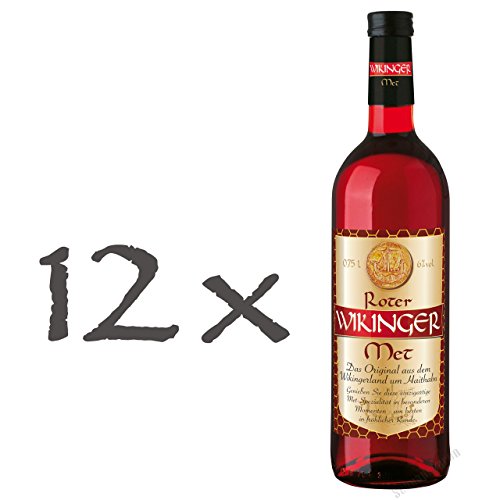 Roter Wikinger Met 12 x 0,75l Honigwein mit Kirschsaft von UOOTPC