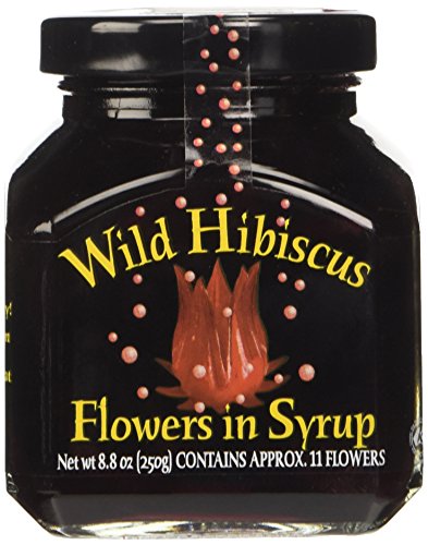 Wild Hibiscus in Syrup 11 Blüten, 1er Pack (1 x 250 g) von Wild Hibiscus