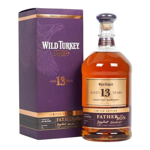 Wild Turkey 13 Years Old Kentucky Straight Bourbon Whiskey FATHER AND SON Limited Edition 43% Vol. 1l in Geschenkbox von Wild Turkey