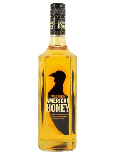 Wild Turkey American Honey Likör | Karamell & Orangen | mit Bourbon Whiskey| 1 x 0.7 l | 35,5% vol von Wild Turkey