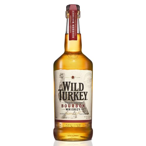 Wild Turkey Kentucky Straight Bourbon Whiskey - charaktervoller Whiskey aus den USA - ideal für Cocktails - 40,5 % Vol. Alkohol - 1 x 0,7 l von Wild Turkey