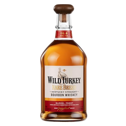 Wild Turkey Rare Breed Kentucky Bourbon Whiskey - kräftiger Whiskey aus den USA - Barrell Proof - 58,4 % Vol. Alkohol - 1 x 0,7 l von Wild Turkey