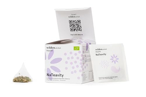 Wilden Herbals Health NaTeavity - Nahrungsergänzungsmittel - Für Stillzeit – Mix aus Ziegenraute, grünem Anis und Zitronenverbene - 10er Packung von Wilden.herbals