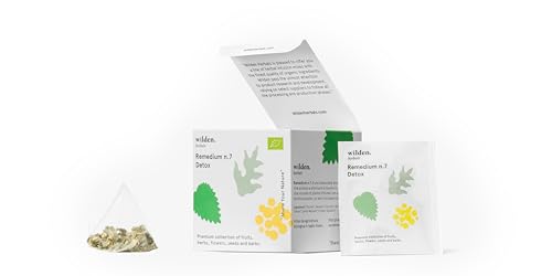 Wilden Herbals Remedium #7 Detox - Entgiftender Kräutertee - Kräutermix mit entgiftender Wirkung, um Giftstoffe abzubauen - 10er Packung von Wilden.herbals