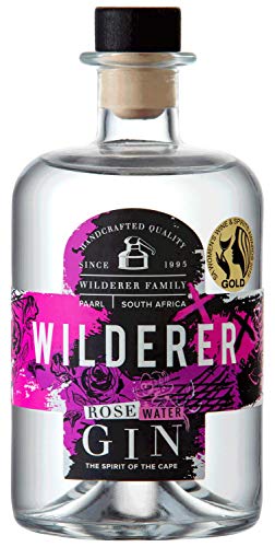 Wilderer Rosewater Gin n/v | Gin aus Südafrika | (1 x 0.50) | von Fynbos Gin