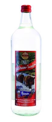 Wildsautropfen 1l mit Himbeergeschmack von Wildsautropfen