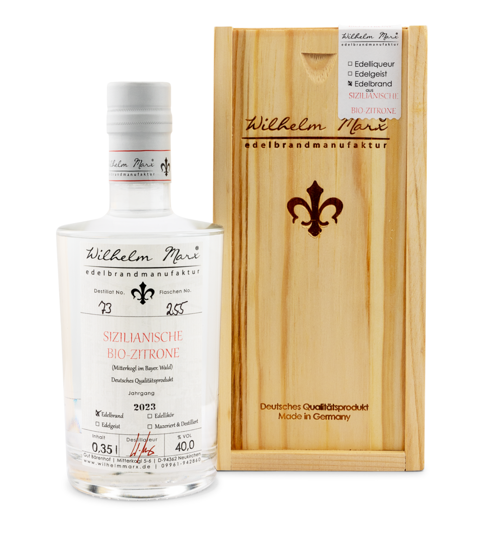 Sizilianische Bio-Zitrone Edelbrand Sizilianische Bio-Zitrone Edelbrand von Wilhelm Marx