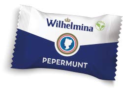 Wilhelmina Pfefferminz vegan verpackt pro Stück, Karton 1000 Stück von Wilhelmina