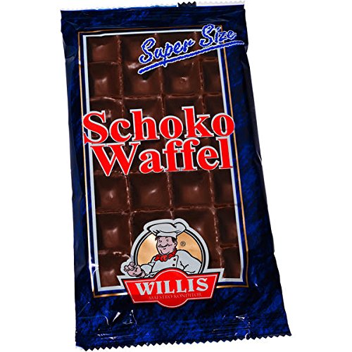 30 Schoko Waffeln Willis a 90g Schokowaffeln frisch von Willis Waffeln