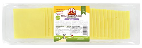 Wilmersburger Vegane Käsescheiben würzig 24 % Fett 500 g Packung von Wilmersburger