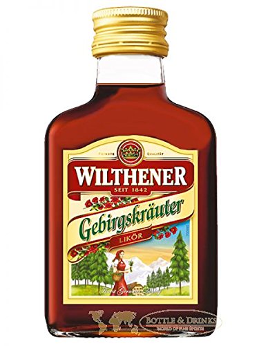 Wilthener Gebirgskräuter Kräuterlikör 0,1 Liter von Wilthen