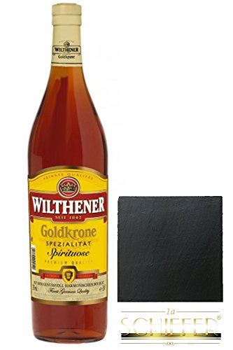 Wilthener Goldkrone Weinbrand 3,0 Liter Magnum + Schieferglasuntersetzer von ebaney