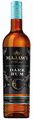 MAJAWI Dark Rum, brauner Premium Rum Blend aus Mauritius und Jamaica, abgefüllt in Wilthen, 38% vol. von Wilthener