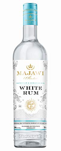 MAJAWI White Rum, weißer Rum mit 38% vol., Rum Komposition aus Mauritius, Jamaika und Wilthen von WILTHENER