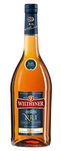 Wilthener NR. 1 , Brandy in X.O.-Qualität, Spirituose 38% vol., Branntwein der Spitzenklasse (1 x 0.7 l) von WILTHENER