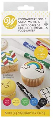 FoodWriter Edible Color Markers 5 Primary Colors von Wilton