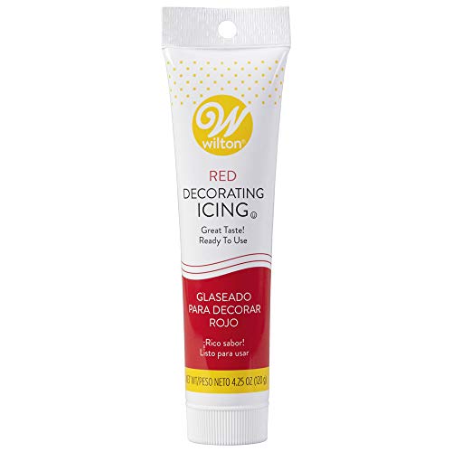 Red Decorator Icing in a Tube 4.5 Ounce von Wilton