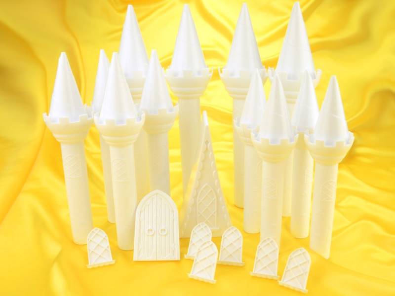 Romantisches Schloss Kuchen Set von Wilton
