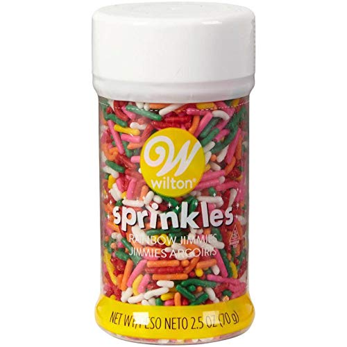 Sprinkles Jimmies Rainbow 2.5 OZ. von Wilton