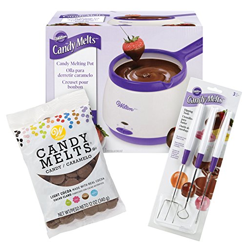 Wilton Candy Melts Candy Melting Pot and Dipping Tools Set, 3-Piece von Wilton