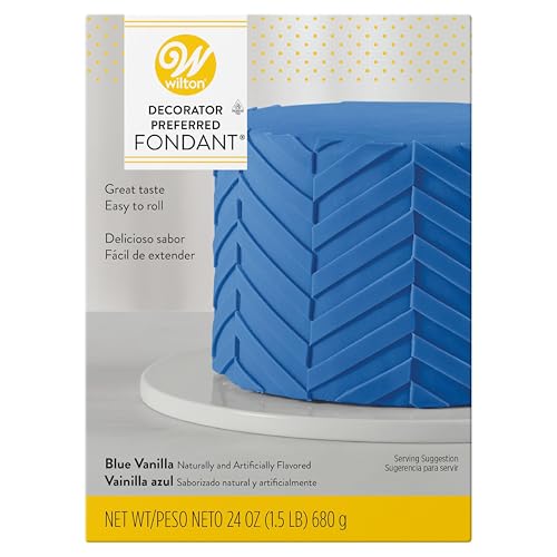 Wilton Decorator Preferred Easy to Roll Fondant für Kuchen, Cupcakes und andere lustige Desserts, 680 ml, Königsblau Wilton Decorator Preferred Easy to Roll Fondant für Kuchen, Cupcakes und andere lustige Desserts, 680 ml, Königsblau von Wilton