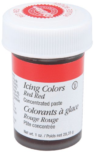 Wilton Lebensmittelfarbe, Gel, 28 g rot Wilton Lebensmittelfarbe, Gel, 28 g rot von Wilton
