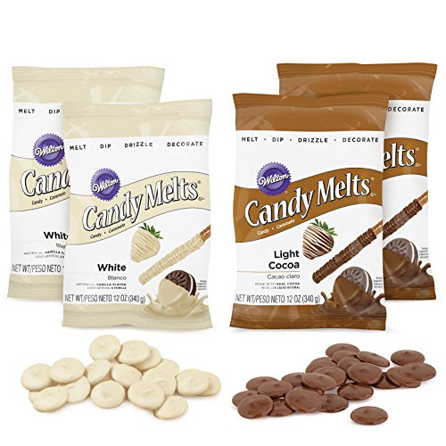 Wilton Light Cocoa and White Candy Melts Candy Set, 4-Piece von Wilton