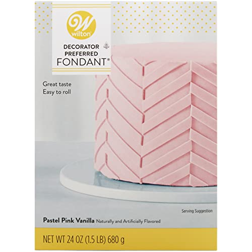 Wilton Ready-to-Use Pastel Pink Vanilla-Flavored Fondant, 24 oz. von Wilton