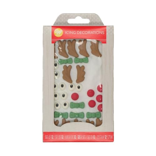 Wilton Royal Icing Decorations Reindeer Set/12 von Wilton