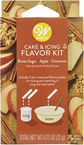 Wilton W710FK-2324 Cake & Icing Flavor Kit 3pcs-Brown Sugar, Cinnamon & Apple von Wilton