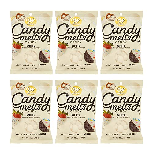 Wilton White Candy Melts Candy, 12 Oz, Pack of 6 von Wilton