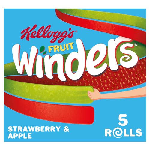Kellogg's Obstwickler mit Apfel- und Erdbeerrollen, 10 x 5 x 17 g Kellogg's Obstwickler mit Apfel- und Erdbeerrollen, 10 x 5 x 17 g von Kellogg's