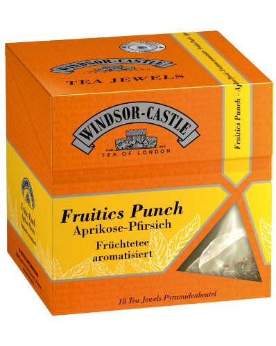 Windsor-Castle Fruitics Punch Tea Jewel, Pyramidenbeutel, 18er, 45 g von Windsor-Castle