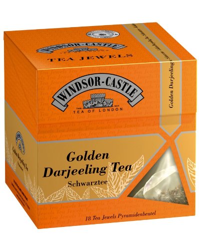 Windsor-Castle Golden Darjeeling Tea Jewel, Pyramidenbeutel, 18er, 35 g von Windsor-Castle
