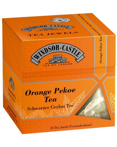 Windsor-Castle Orange Pekoe Tea Jewel, Pyramidenbeutel, 18er, 35 g von Windsor-Castle