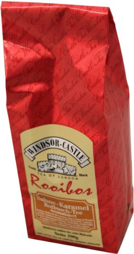 Windsor-Castle Rooibos Tee Sahne-Karamel, Tüte, 200 g Windsor-Castle Rooibos Tee Sahne-Karamel, Tüte, 200 g von Windsor-Castle