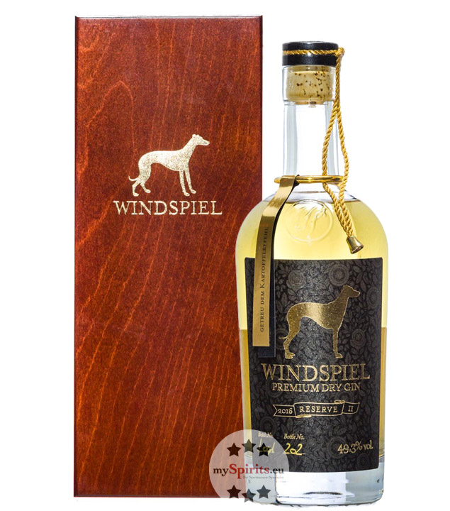 Windspiel Premium Dry Gin Reserve (49,3 % vol., 0,5 Liter) von Windspiel Manufaktur