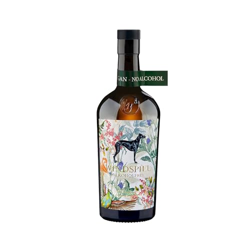 Windspiel Alkoholfrei - das ausgezeichnete alkoholfreie Destillat aus der Eifel | Vegan und Zuckerfrei | 0,0% vol. (1 x 0,5 l) von Windspiel