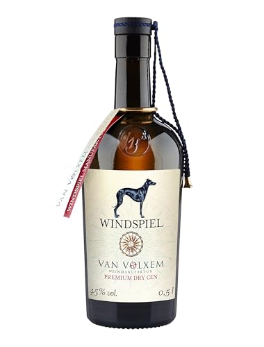 Windspiel Manufaktur GmbH Premium Dry Gin Van Volxem 45% vol. 0,5 Liter – Van Volxem Riesling trifft auf Windspiel Manufaktur GmbH Gin von Windspiel