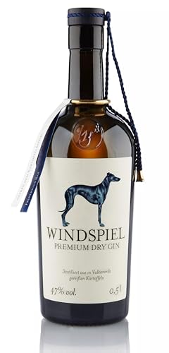 Windspiel London Dry Gin 47% vol. 1 x 0,5 Liter - Der Gin des Jahres - International ausgezeichneter London Dry Gin aus der deutschen Vulkaneifel von Windspiel
