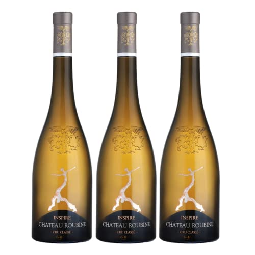 3 Château Roubine Cuvée Inspire Blanc 2021 BIO - AOP Côtes de Provence Cru classé – 3x75cL von Wine And More