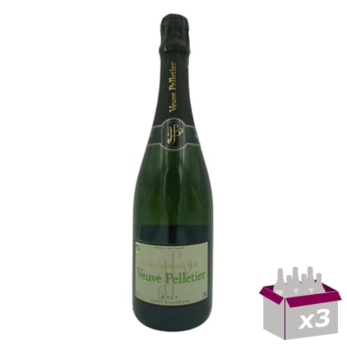 3x Champagne Veuve Pelletier Brut BIO - 3x75cL von Wine And More