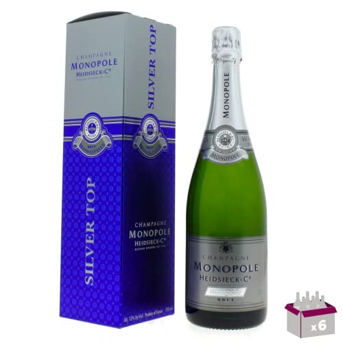 6 Champagne Heidsieck & C° - Silver Top Brut - 6x75cL - Étui von Wine And More